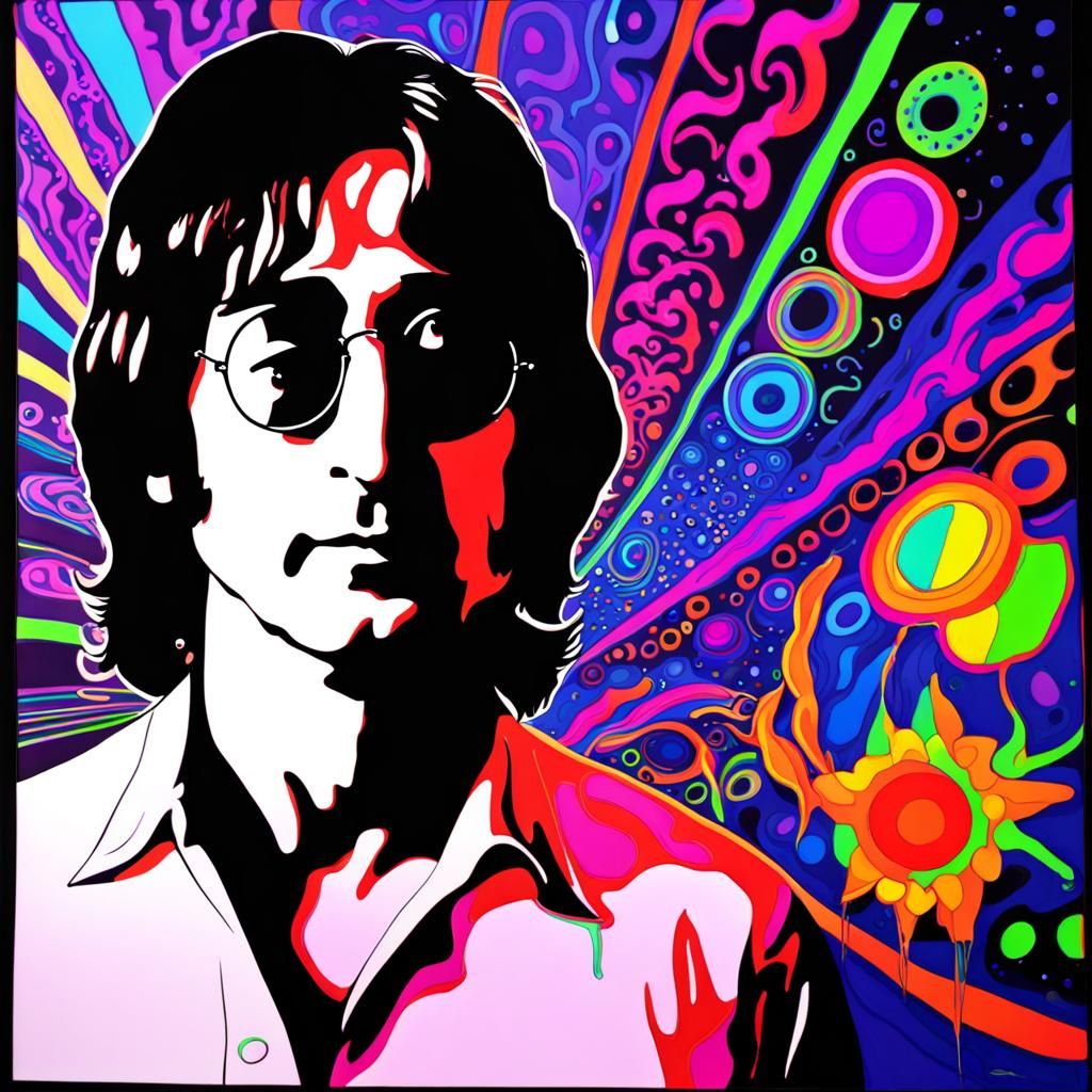 John Lennon - AI Generated Artwork - NightCafe Creator