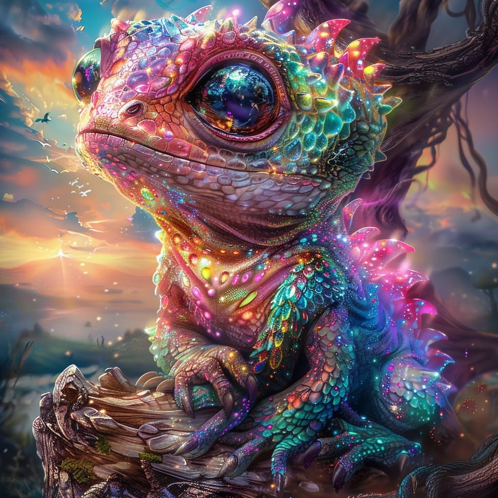 Shimmering Scales - Ai Generated Artwork - Nightcafe Creator