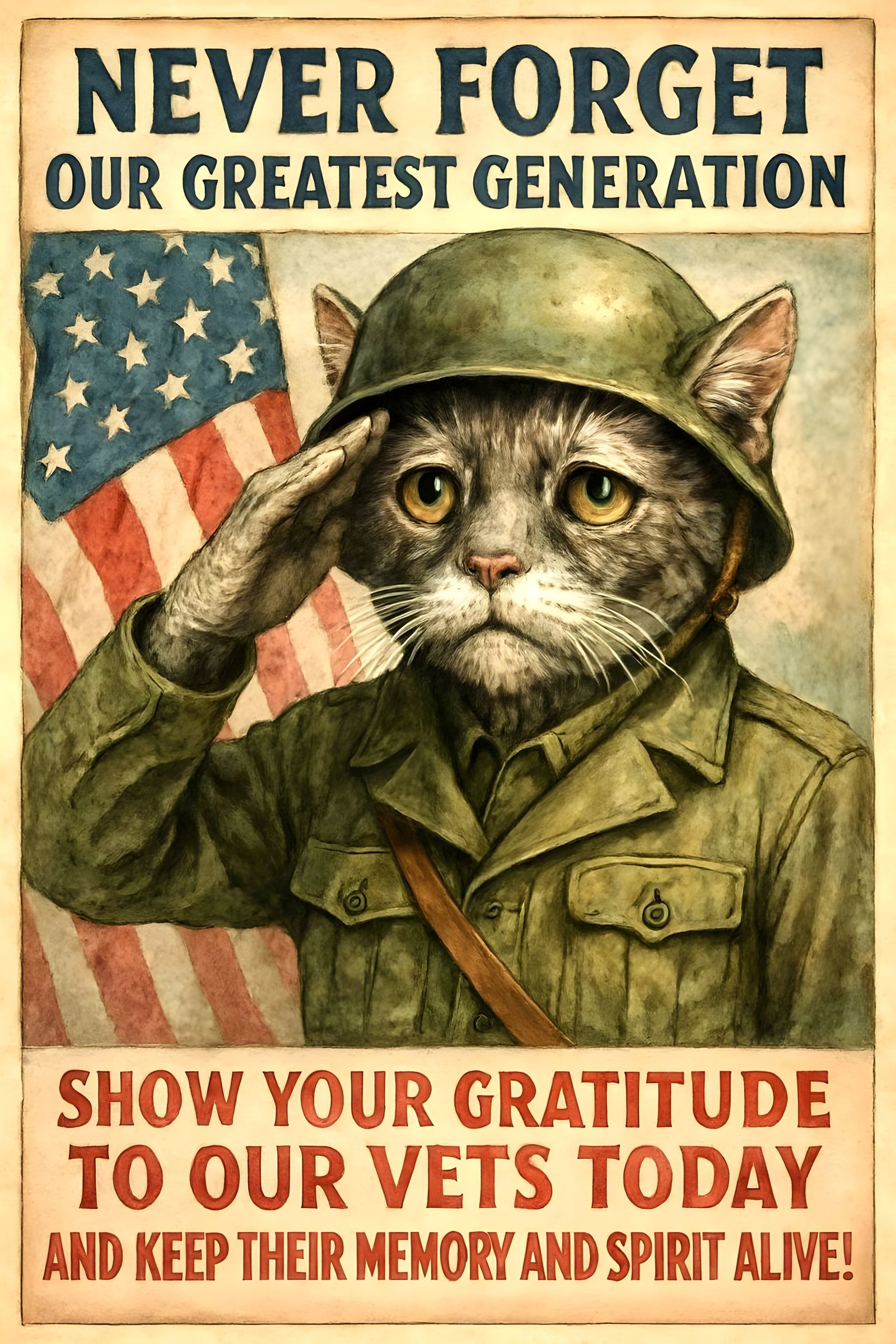 Don’t Delay—Honor Our World War II Vets Today ❤️  by @Ren