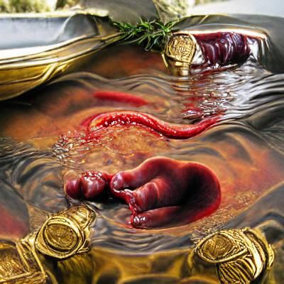 The blood of the covenant is thicker than the water of the w...
