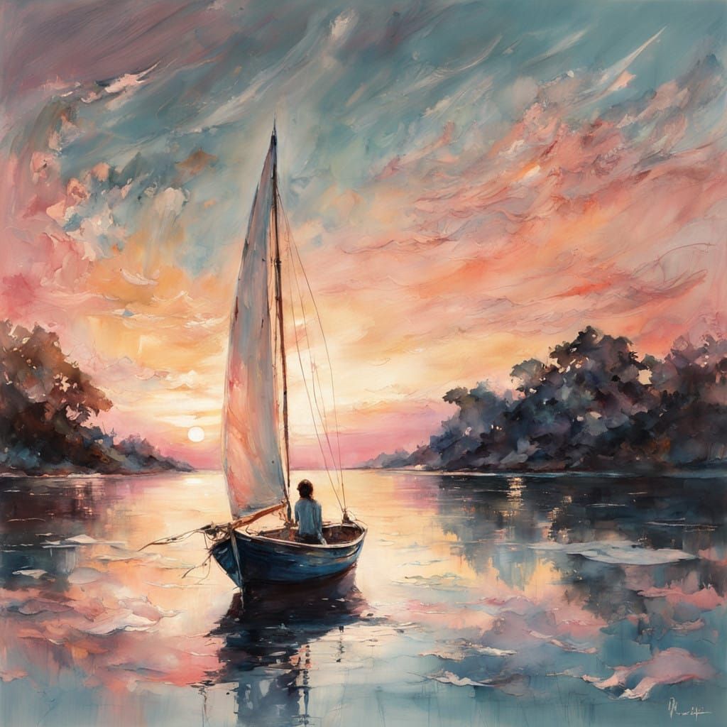 Beautiful boat  by @pink flower