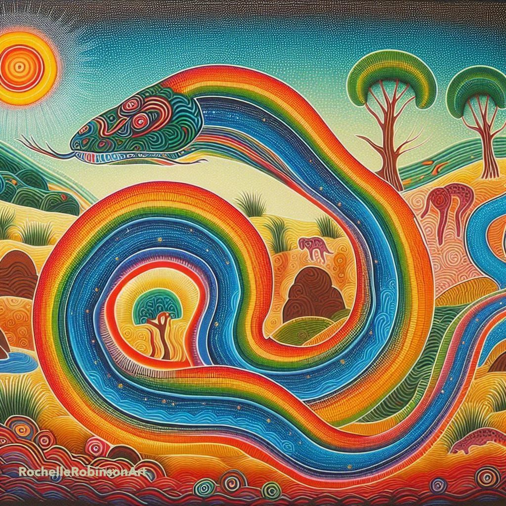 The Rainbow Serpent - Dreamtime Story Of Creation