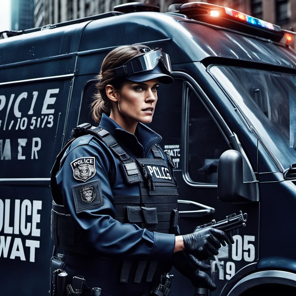 Nypd first grade detective sophie valentine ai generated artwork