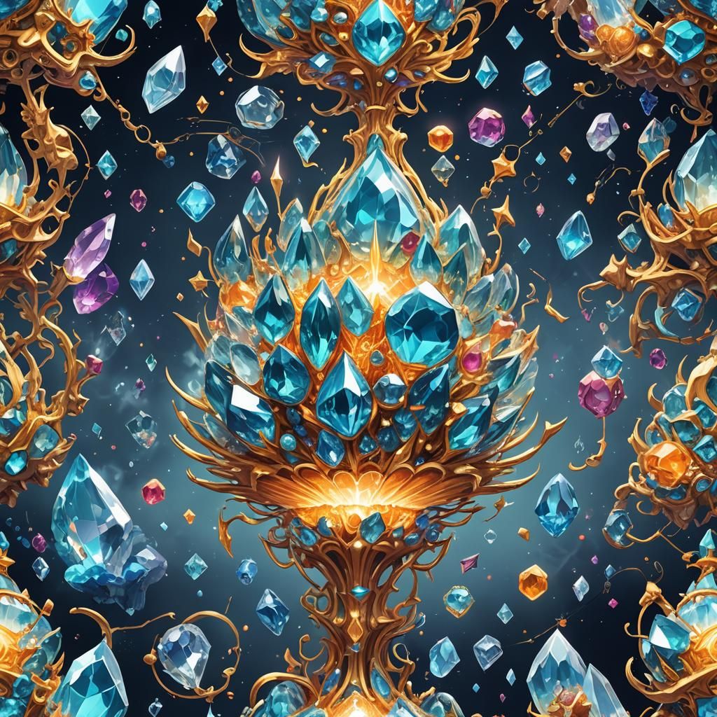 Subatomic crystal Genie