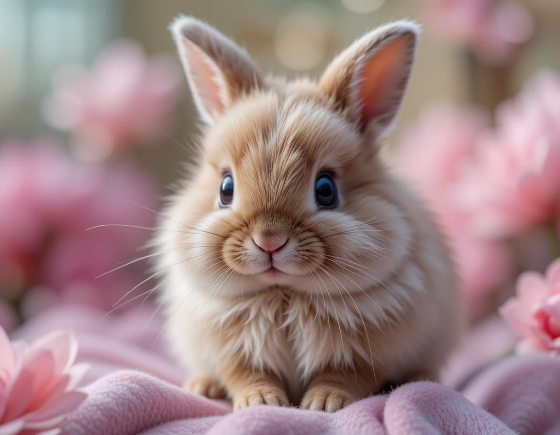 Cute Fluffy Bunny