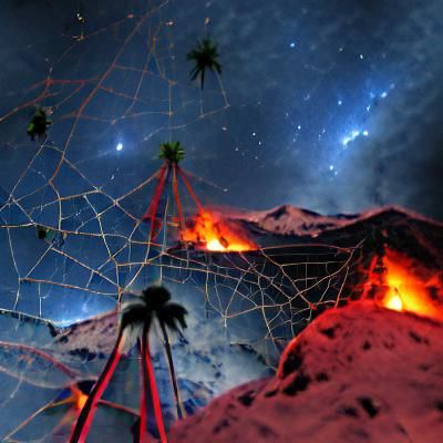 under the volcano web of stars and cold