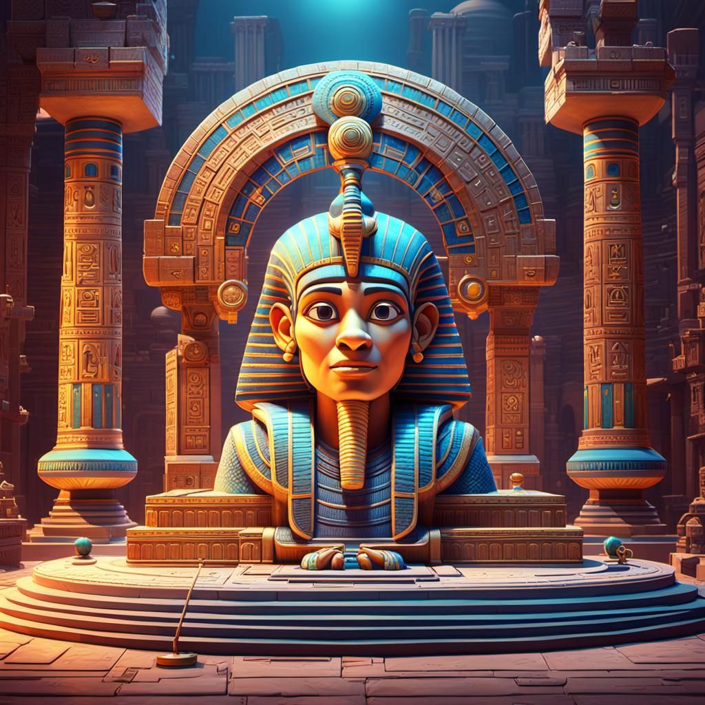 Egyptian temple holding the secrets of technology
