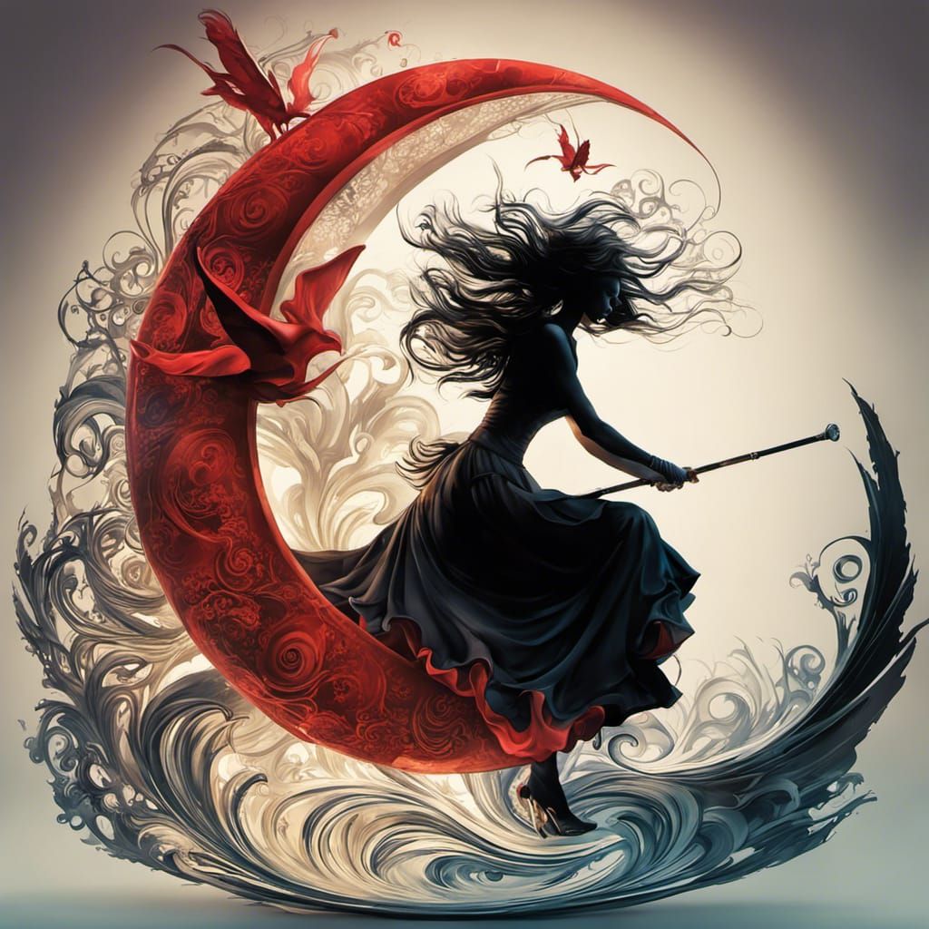 To the moon & back!  by @QUEENie BEEson