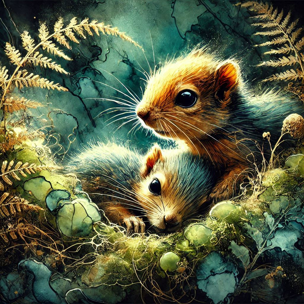 Baby Squirrels   by @D Rivers