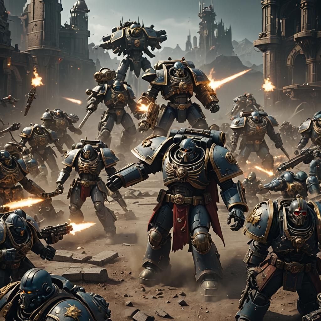 Warhammer 40k - AI Generated Artwork - NightCafe Creator