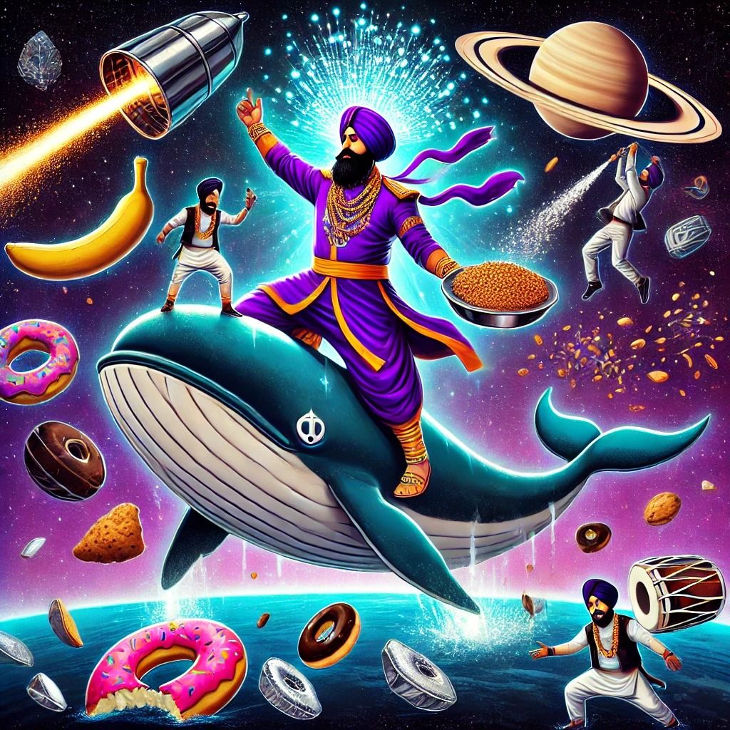 Singh is Bling on a Whale #018