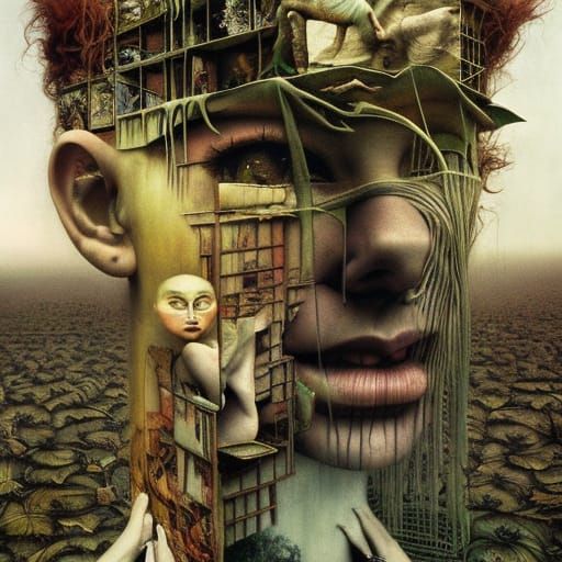 Surreal Jello Creation: A Digital Art Vision