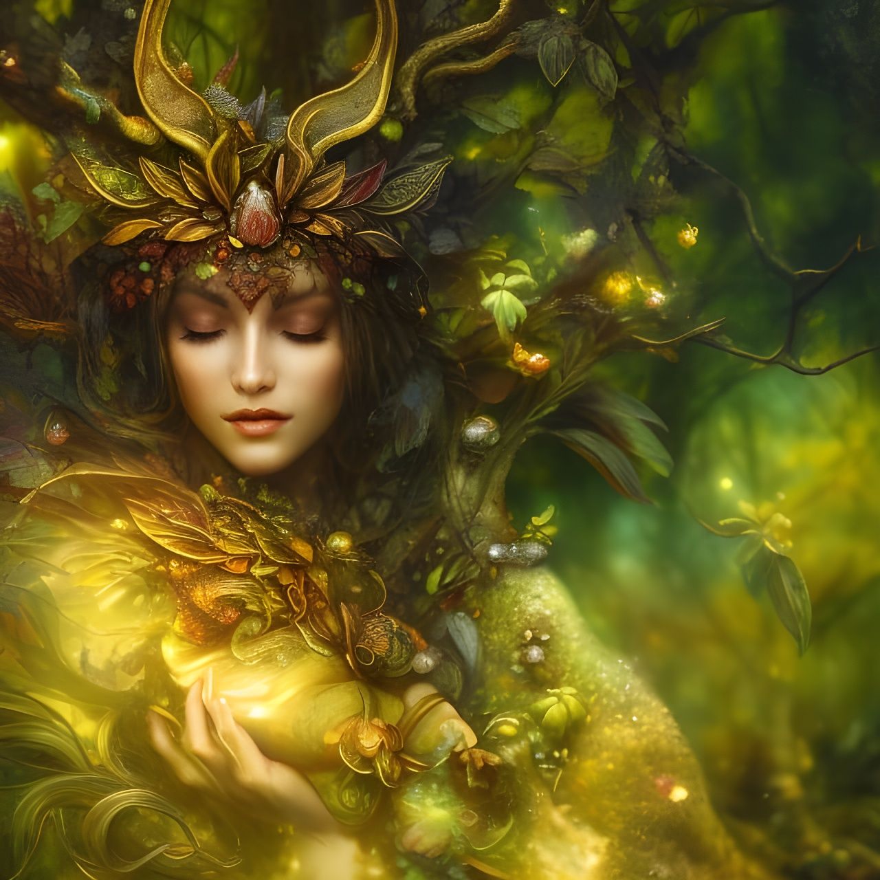 Dryad - AI Generated Artwork - NightCafe Creator