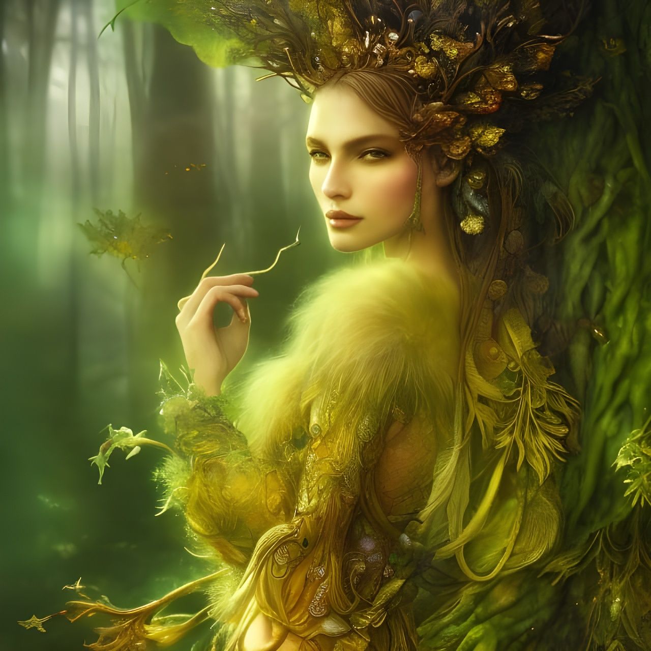 Dryad - AI Generated Artwork - NightCafe Creator