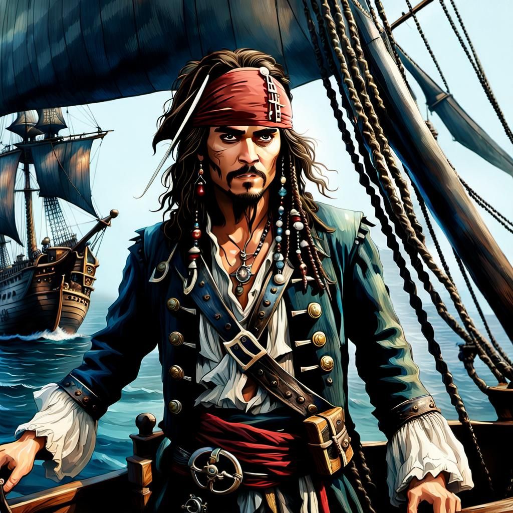Jack Sparrow  by @Nettis