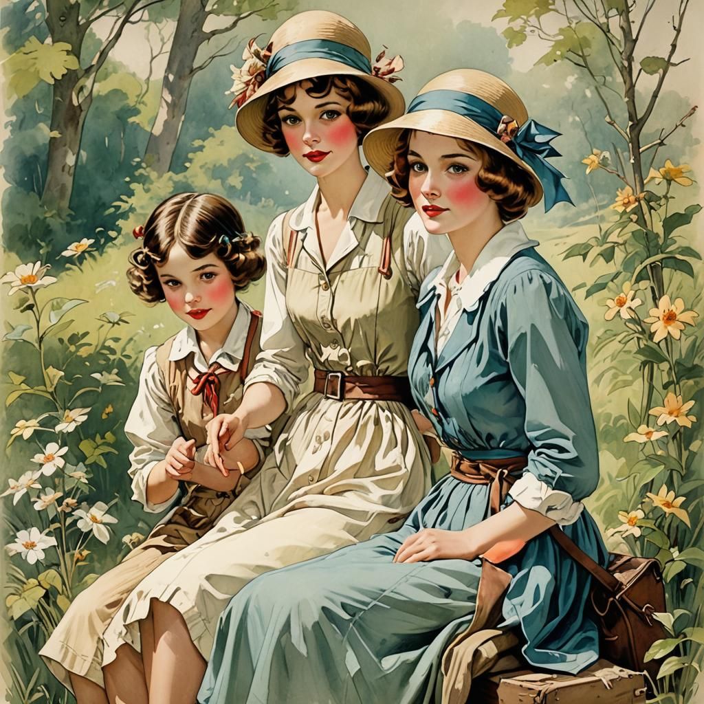 Hiking in the 1920s