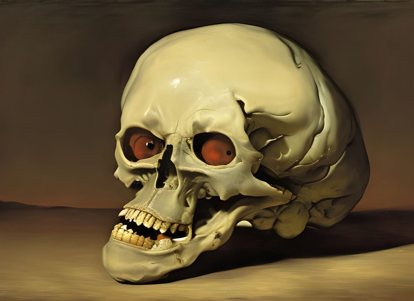 Goya's zombie devouring giant brain. (II)