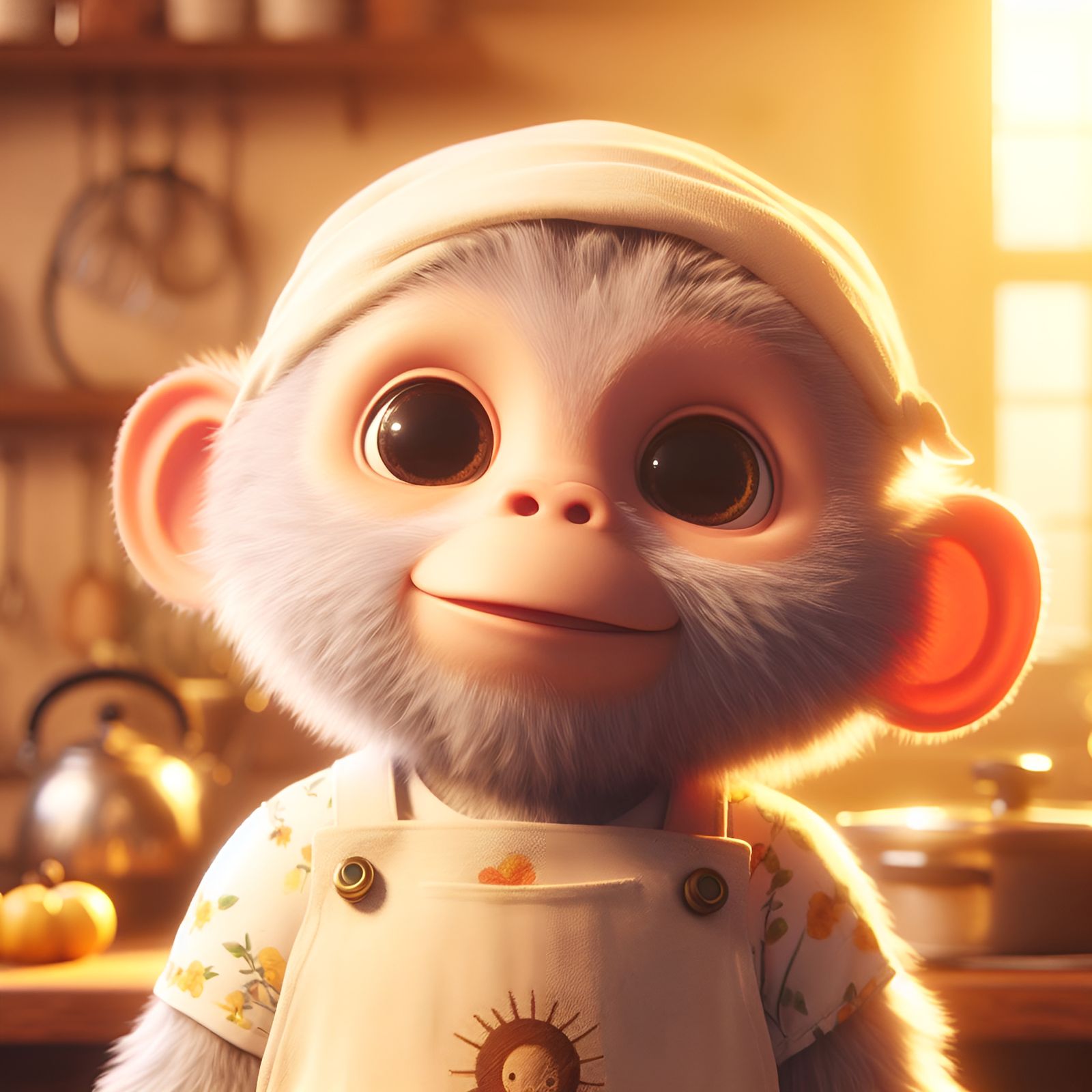 "I love my clean new aperon."