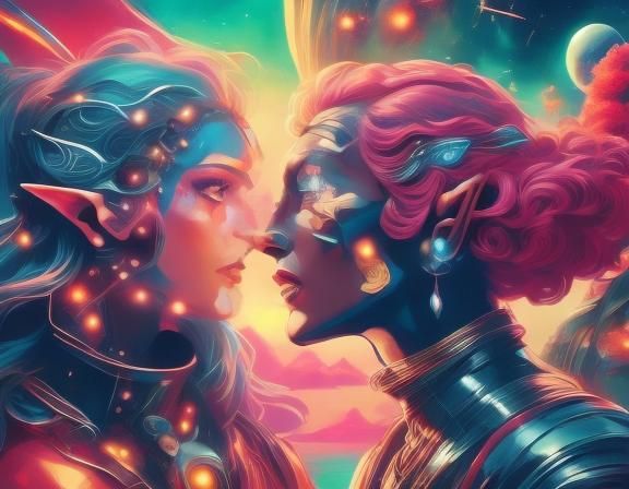 Sci-Fi Elf Couple - 1.5