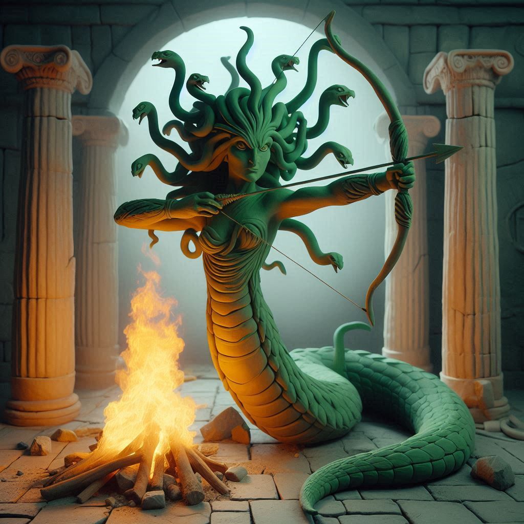 Clay quest Medusa- Clash of the Titans (1981)