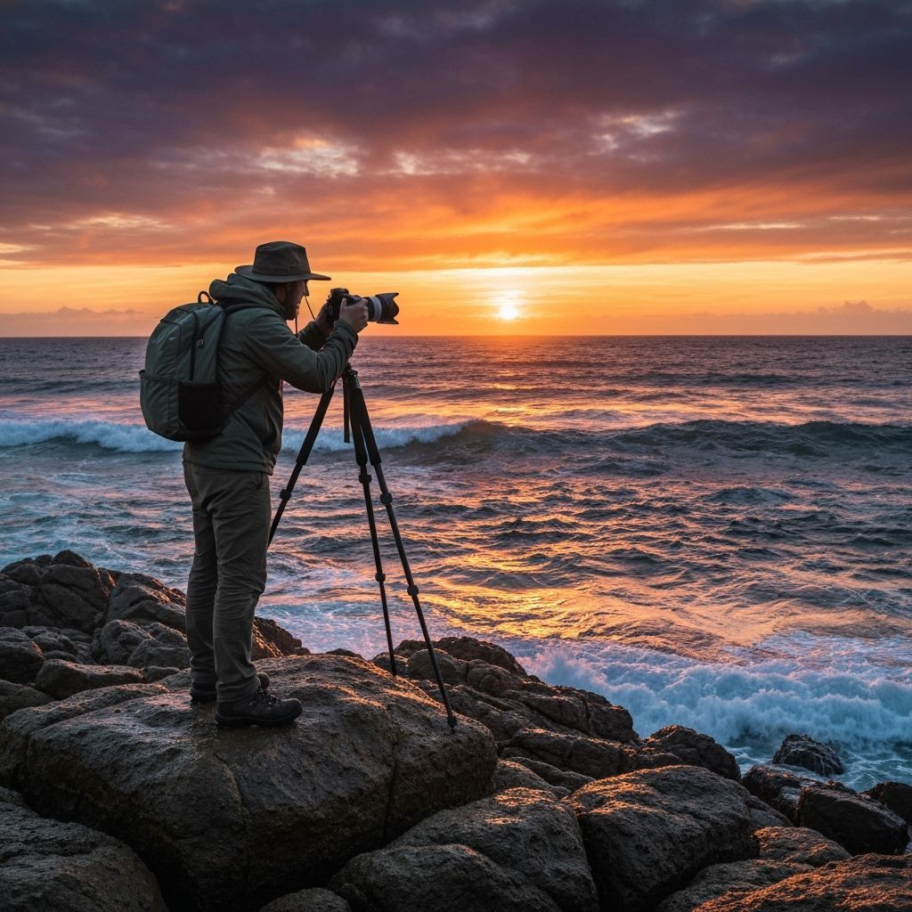 Photographer Captures Dramatic Sunset Seascape