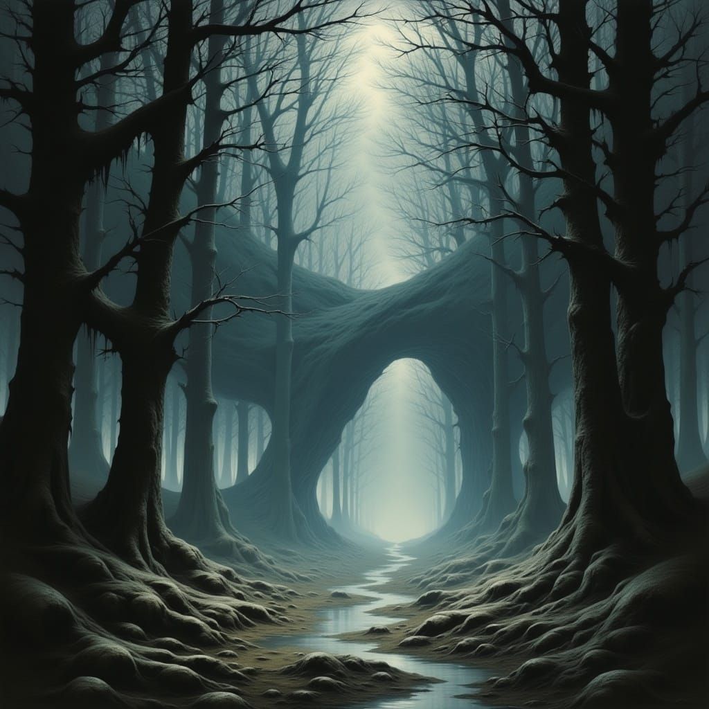 Forest <lora:LapiDark classic:1.0> 