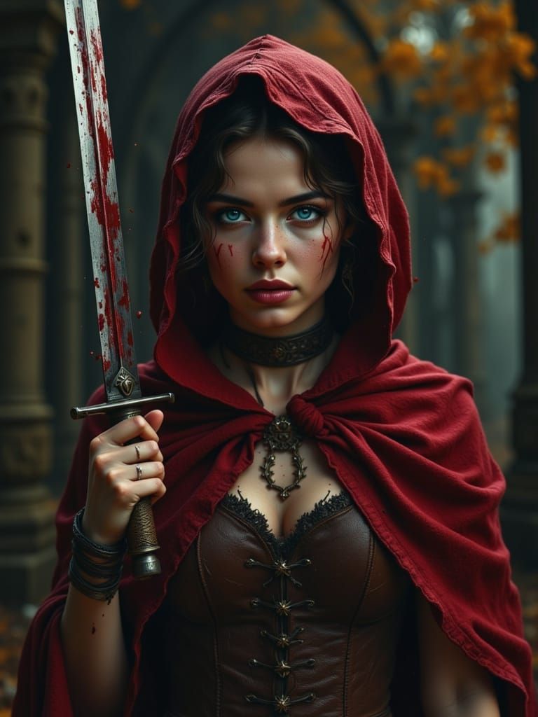 Little Red Riding Hood: Werewolf Victory in Dark Fantasy Sty...