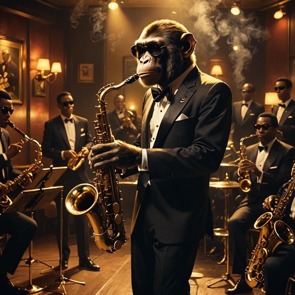 Monkey Jazz  by @Rion November