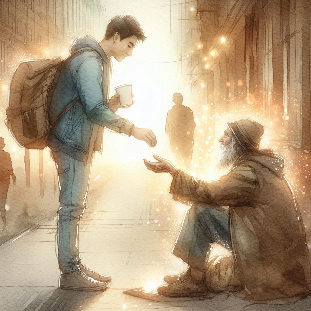 Interpretation of Matthew 25:40: "whatever you did for one of the least… you did for me”