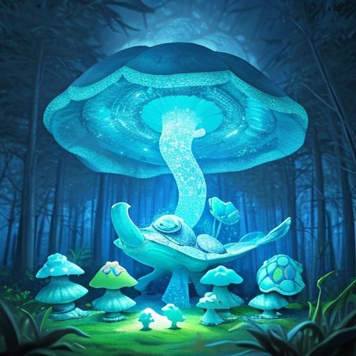 mushrooms - AI Generated Artwork - NightCafe Creator