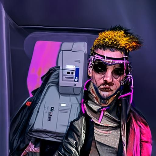 Cyberpunk smuggler