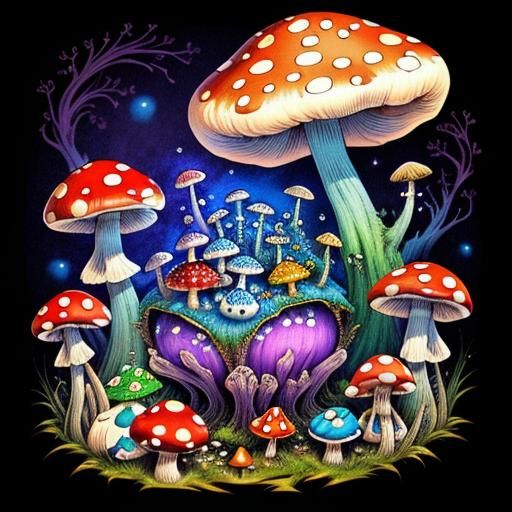 more mushrooms