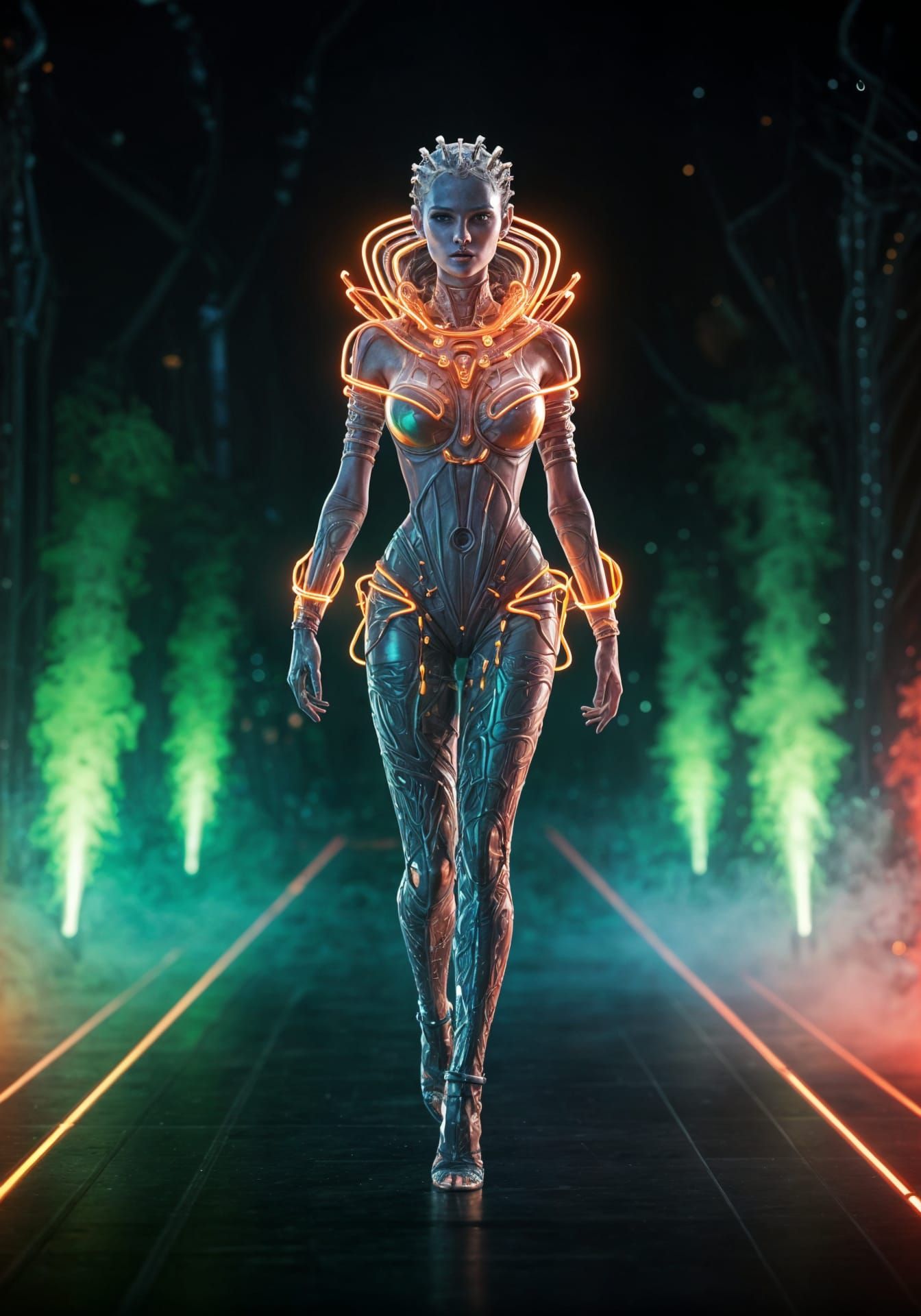 Futuristic Fashion Show  by @Good_Vibes_Only