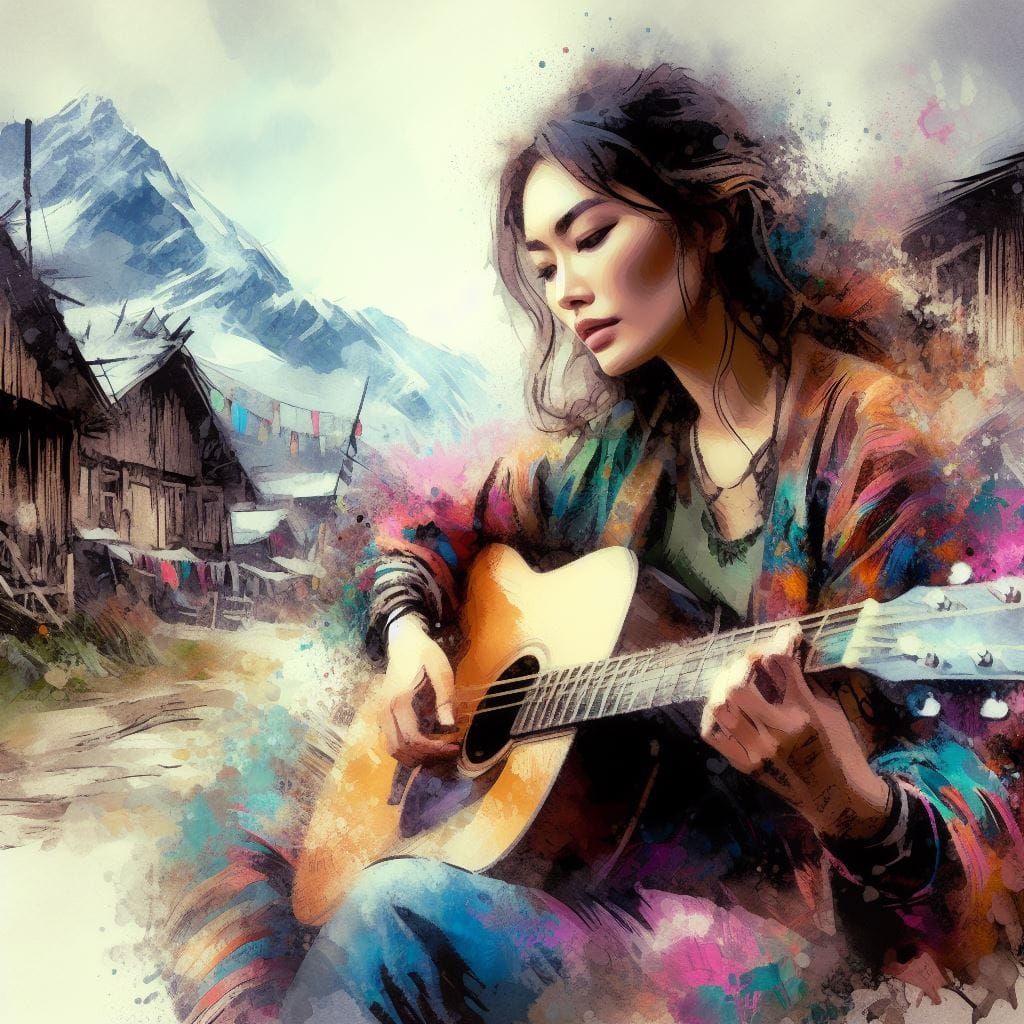 Folk guitar