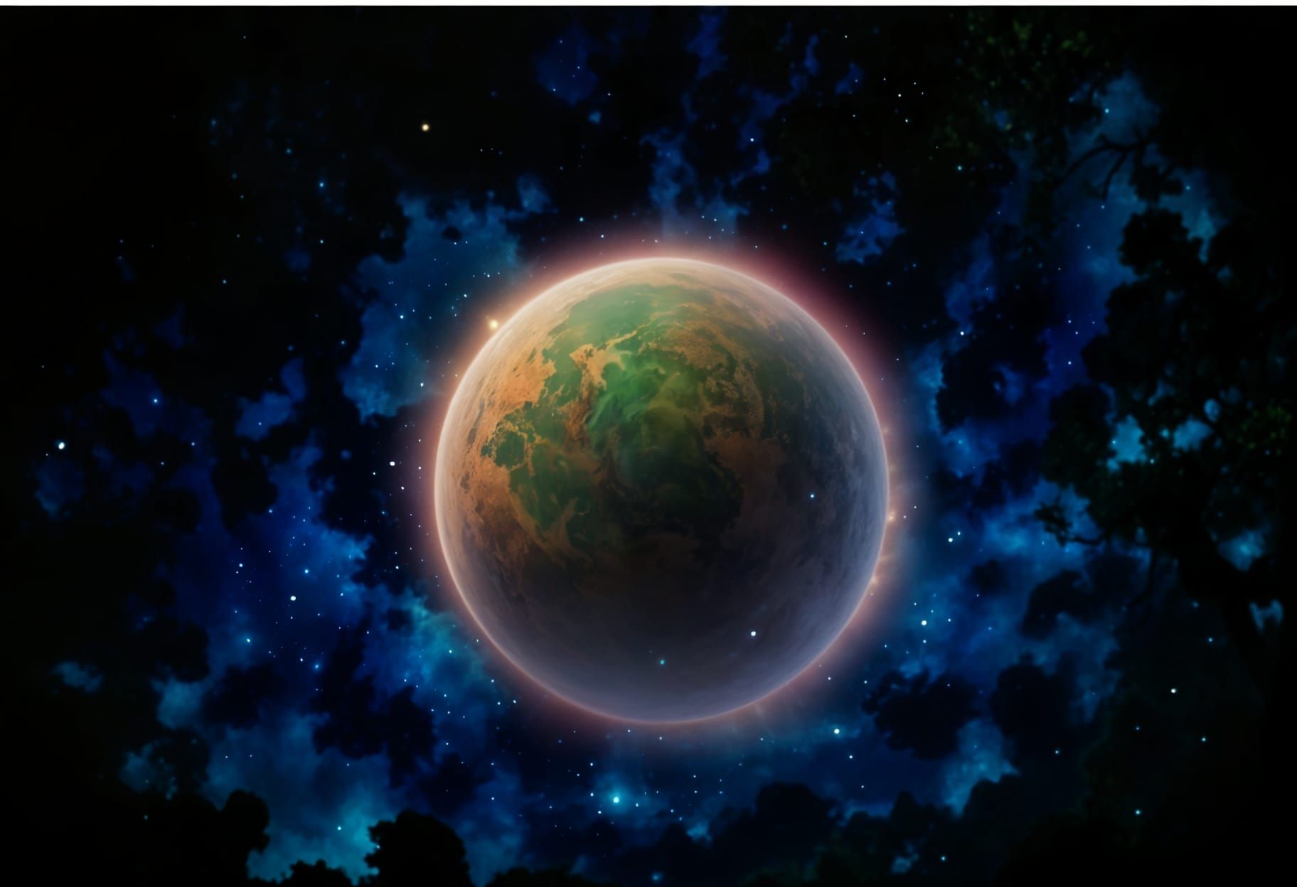 The Planet Tangor.  Similar to Mongo only greener.  5 moons orbit it. 