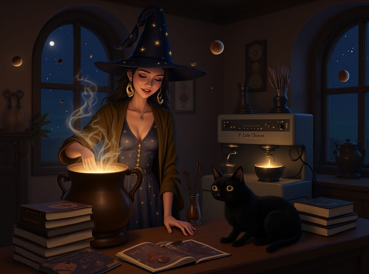 Brew-Ha-Ha: The Grind Witch Project  by @FuzzyBS