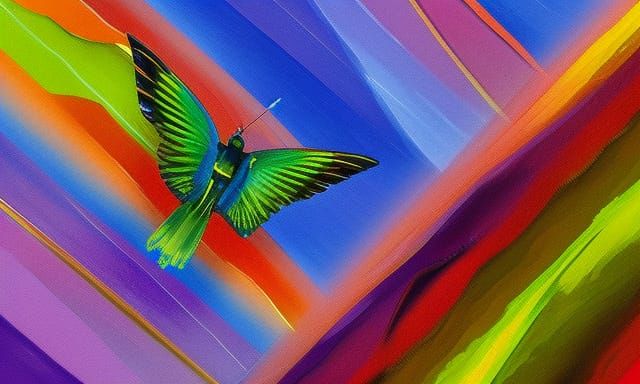 Electric apider  in Gouache Style, Watercolor, Museum Epic I...