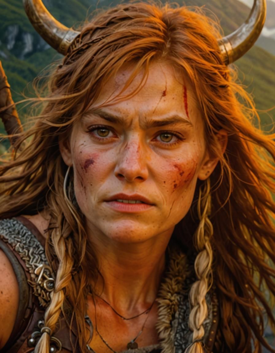 Female Viking Secluded Routine Strong " Half Creature" Survi...