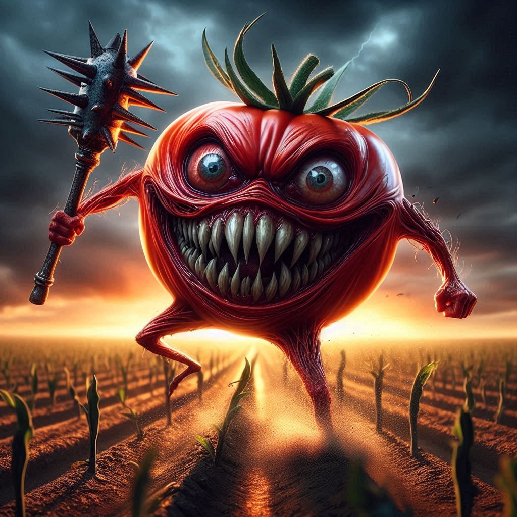 Tomato reign of terror