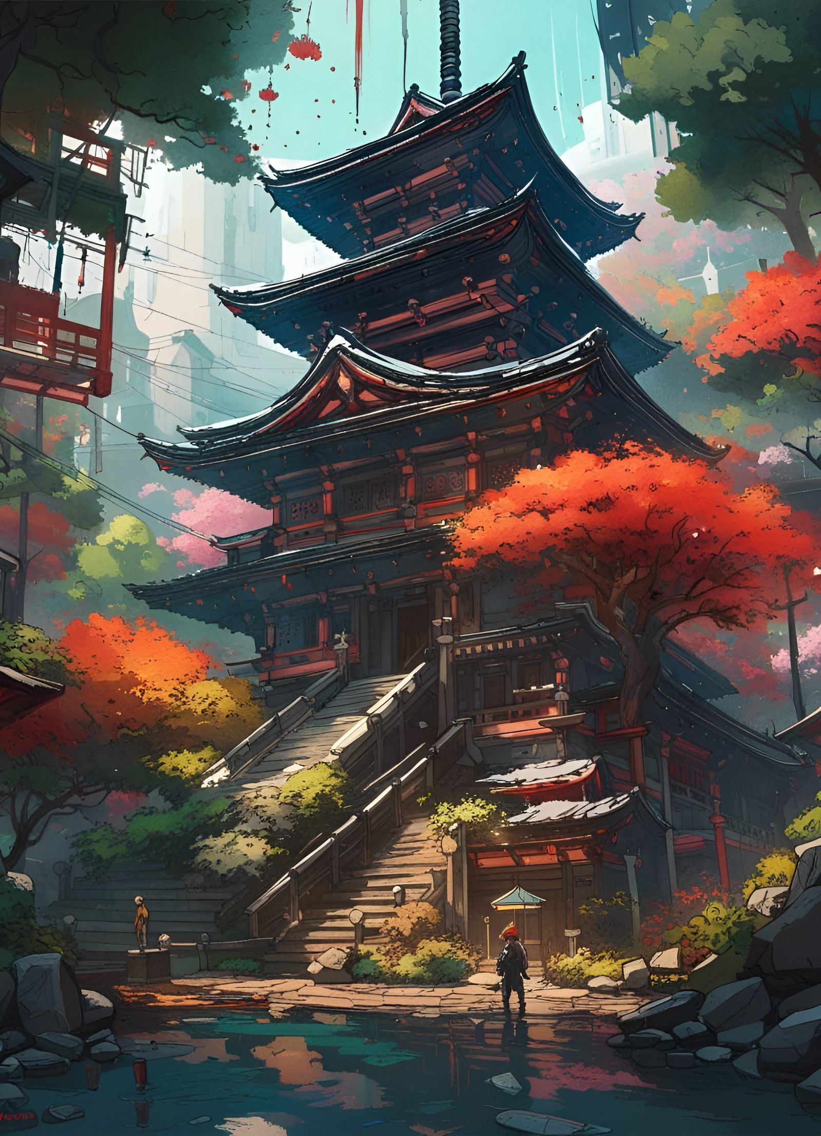 Land of the Lost : Kong Temple - AI Generated Artwork - NightCafe Creator