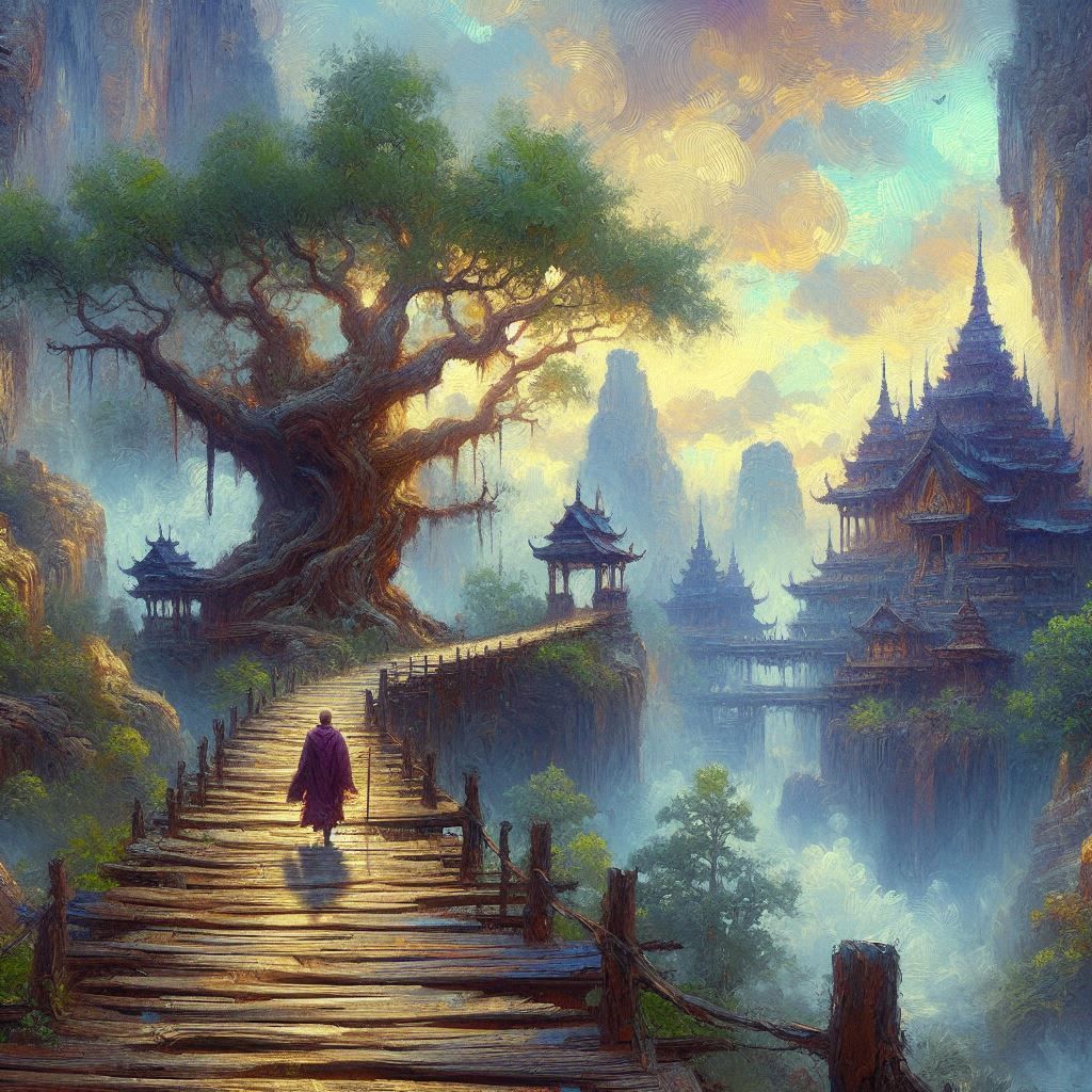 Pathway to the temple