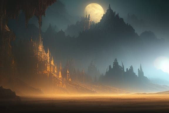 City on the moon