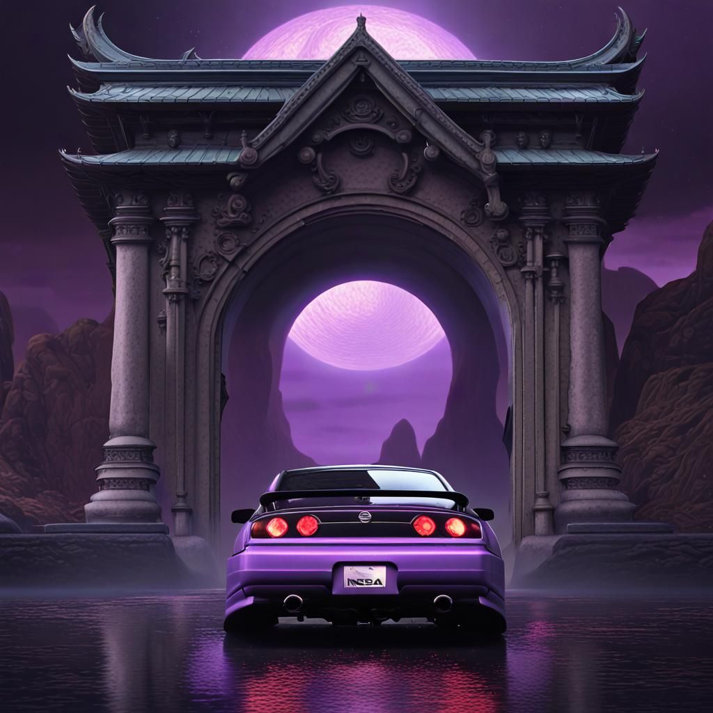 Nissan 180sx Sileighty IV - AI Generated Artwork - NightCafe Creator