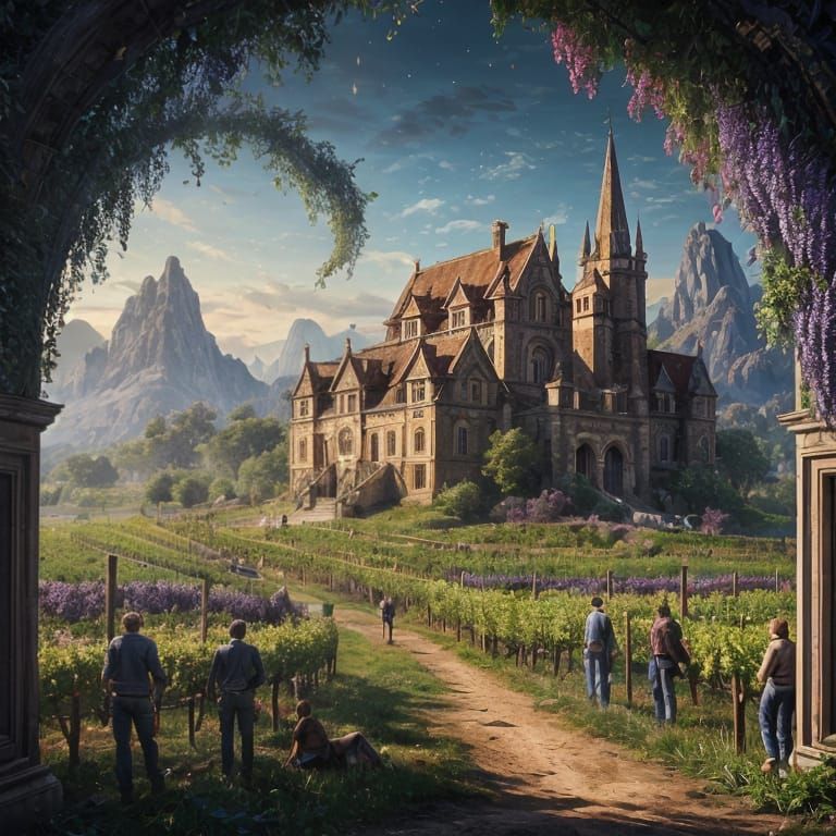 Vineyard in another world.
