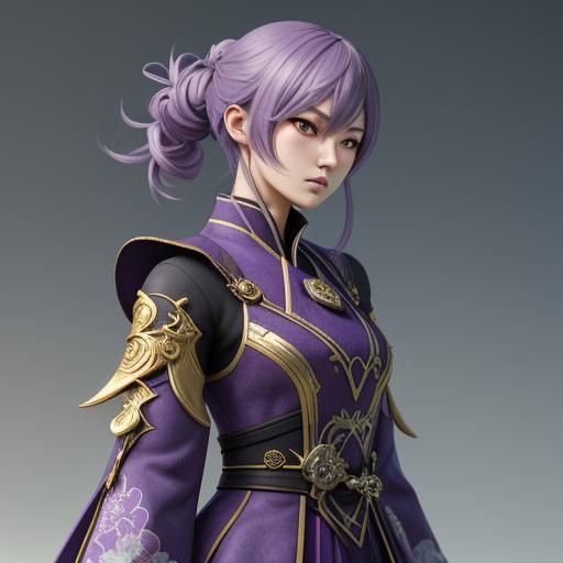 Girl dressed in purple  by @Zen Animal Services