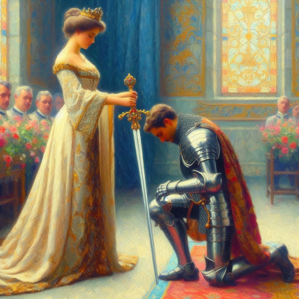 "I'll Protect the Realm with my Life, if need be, my Queen"