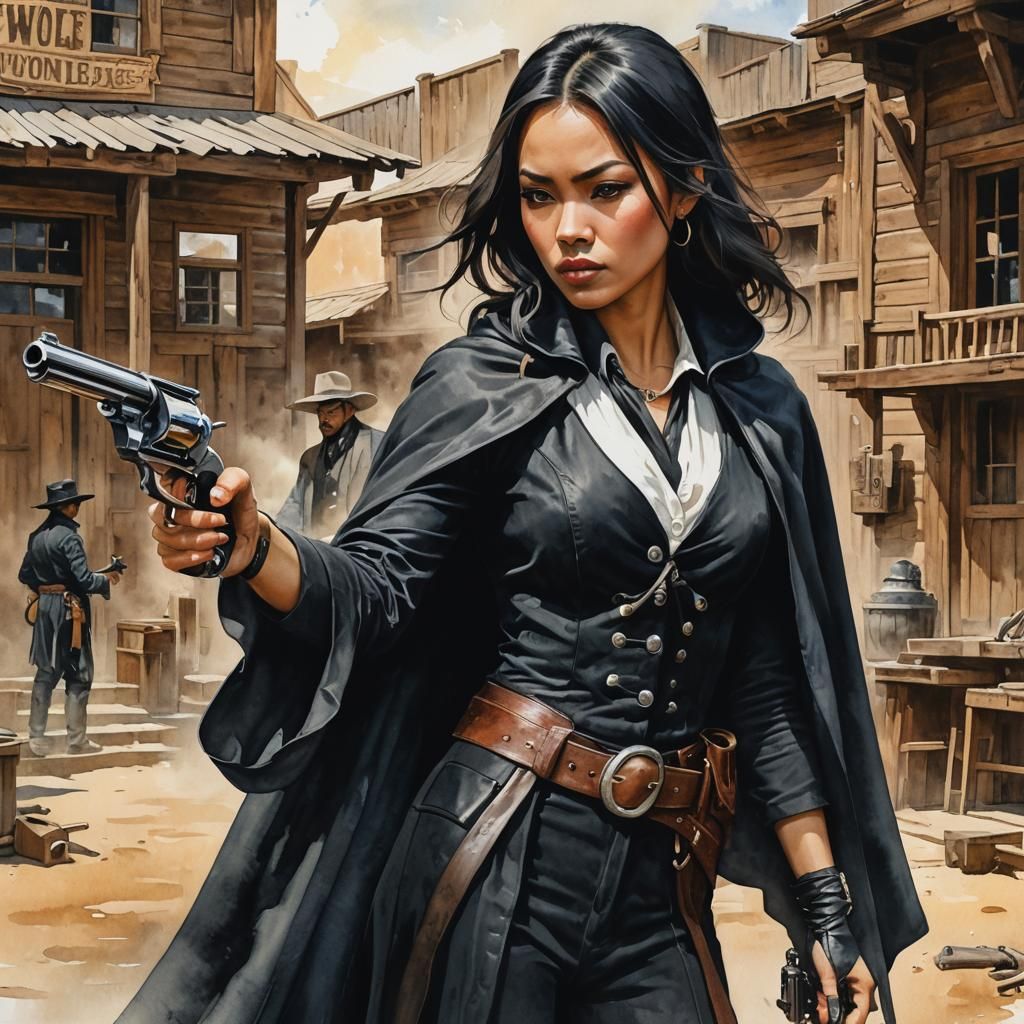 From east comes the fastest hand in the west  by @Shunichiro