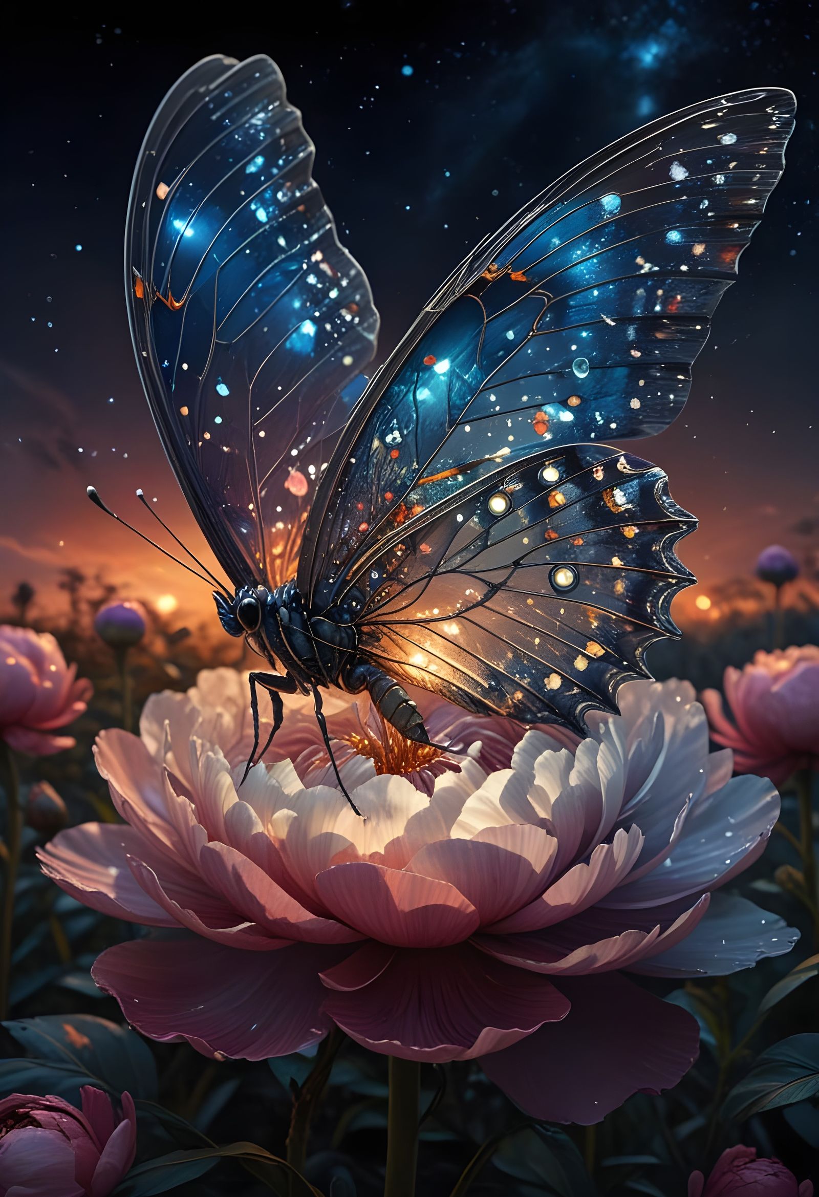 Little glitter in the night  by @undefined