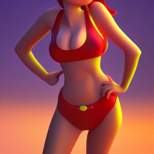bikini model
