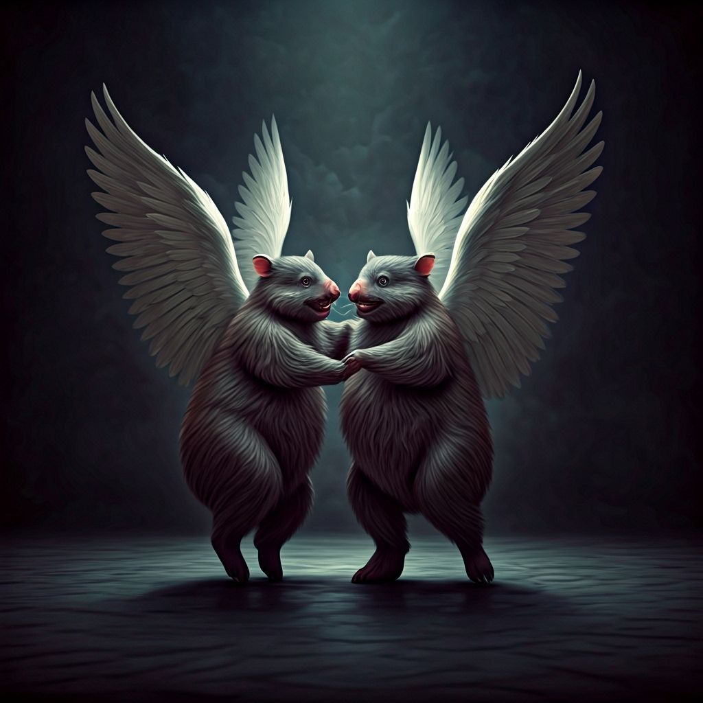 Wombat angel cha cha